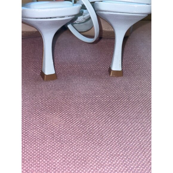 Steve Madden Locke Sandals in Blue Leather 7 New with Box Womens High Heels - Picture 11 of 14